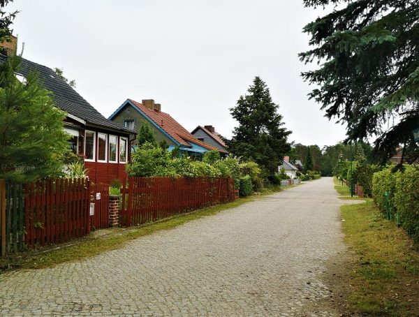 Häuser in Altwarp Siedlung.