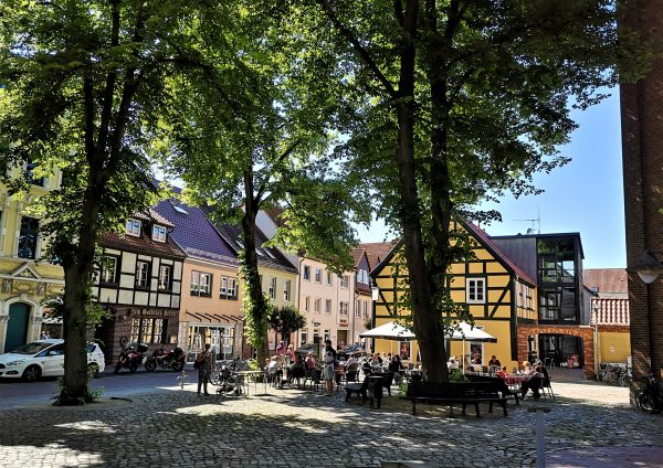 Fachwerkhäuser in Ueckermünde.