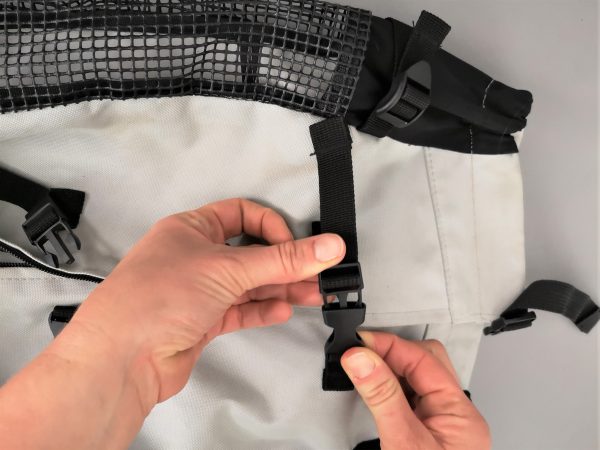 Detailaufnahme Dog Carrier Backpack von Amelia Nest